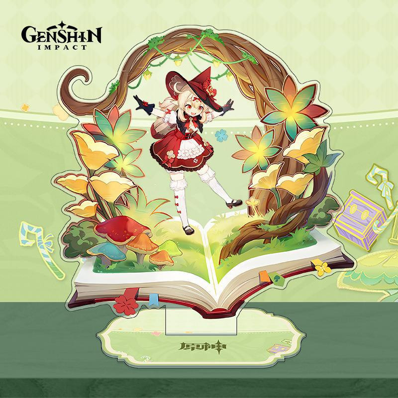 Genshin impact figure Navia Acrylic stand Furina stand Màu nước phong cách đứng