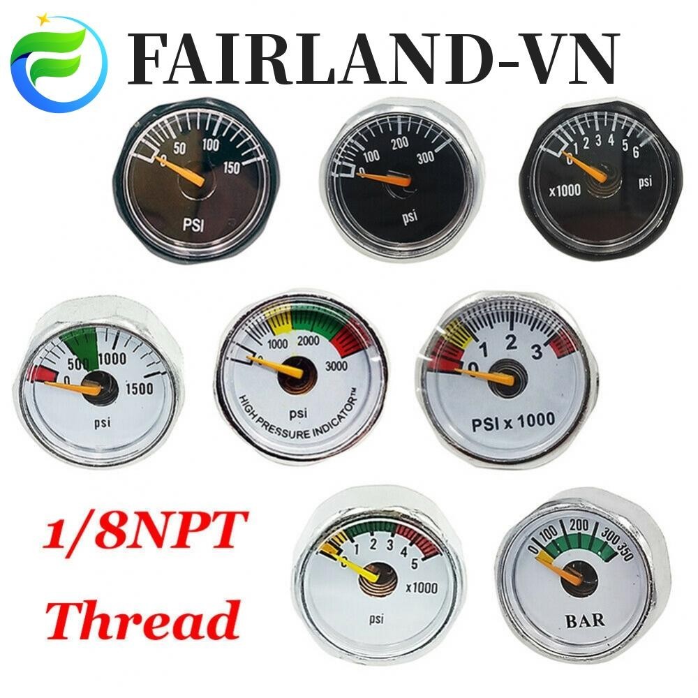 Manometer Meter Air Pressure Gauge 0-3500 1/8NPT Thread Micro Min ...