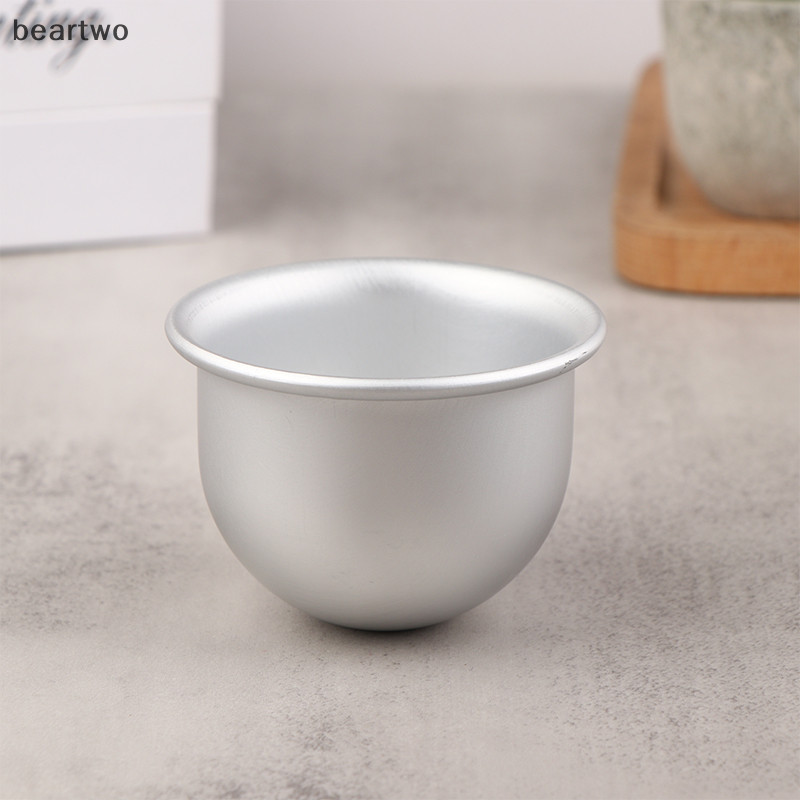 < Beartwo > 1Pc Hợp Kim Nhôm Sâu Hình Bán Nguyệt Khuôn Bánh Chảo Búp Bê Trang Trí Bánh Đẹp