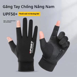 Găng Tay Hở 2 Ngón Chống Nắng - Bao Tay Đi Xe Máy, Có Thể Sử Dụng Cảm Ứng Điện Thoại, Tiện Dụng găng tay xe đạp