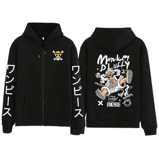 Áo hoodie nam nữ chất nỉ One Piece luffy thần mặt trời in hình