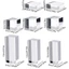 Đế nâng trưng bày trang sức DELMER, K9 Crystal Solid Acrylic Cube Display Block, nhiều kích thước được đánh bóng độ dày thủ công có thể tái sử dụng Nước hoa bệt