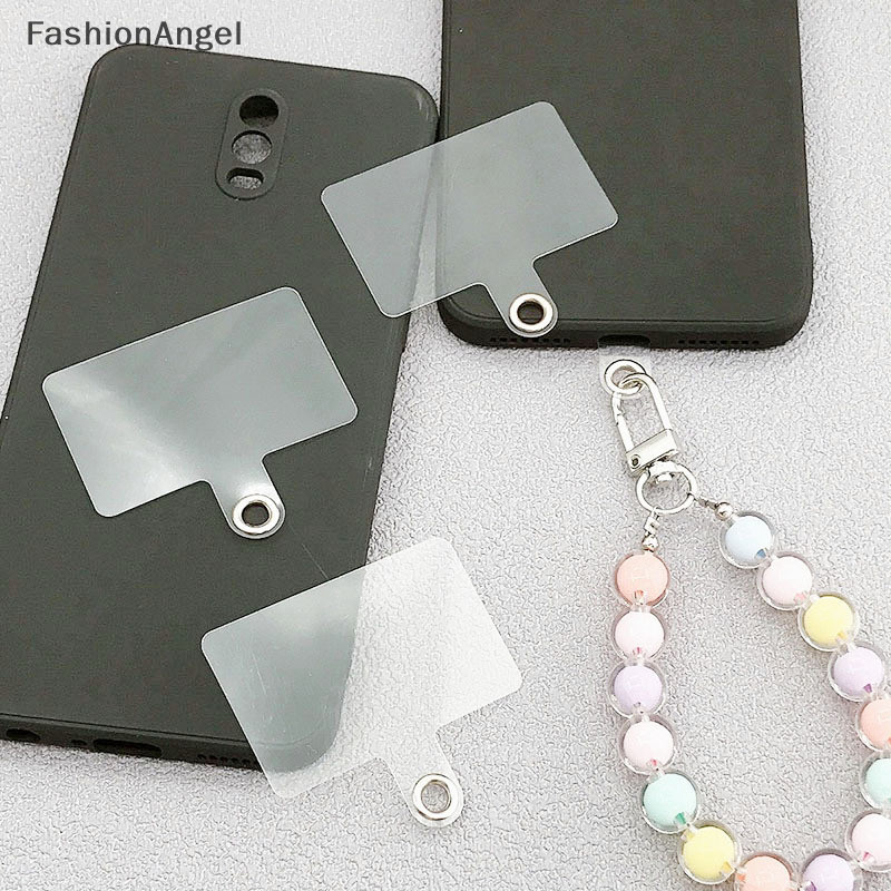 FashionAngel 5 Chiếc Điện Thoại Di Động Dây Miếng Dán Nam Chống Mất Thẻ Cố Định Kết Nối Mặt Dây Chuyền Không Dây Lỗ Trong Suốt Kẹp TH