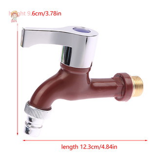 Twe Vườn Ban Công Vòi Nước 1 / 2 "Nam Ren Máy Giặt Vòi Treo Tường Ống Nước Nhựa Kết Nối Nhanh VN
