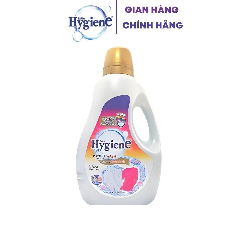 Nước Giặt Hygiene Giặt Xả Quần Áo Thái Lan Thơm Lâu Liquid Detercent [Trắng] Can 2500ml !