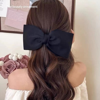 1 mảnh mũ nón mỏ vịt nơ đen cỡ lớn có kẹp tóc mới cao cấp và phong cách cho nữ mùa hè