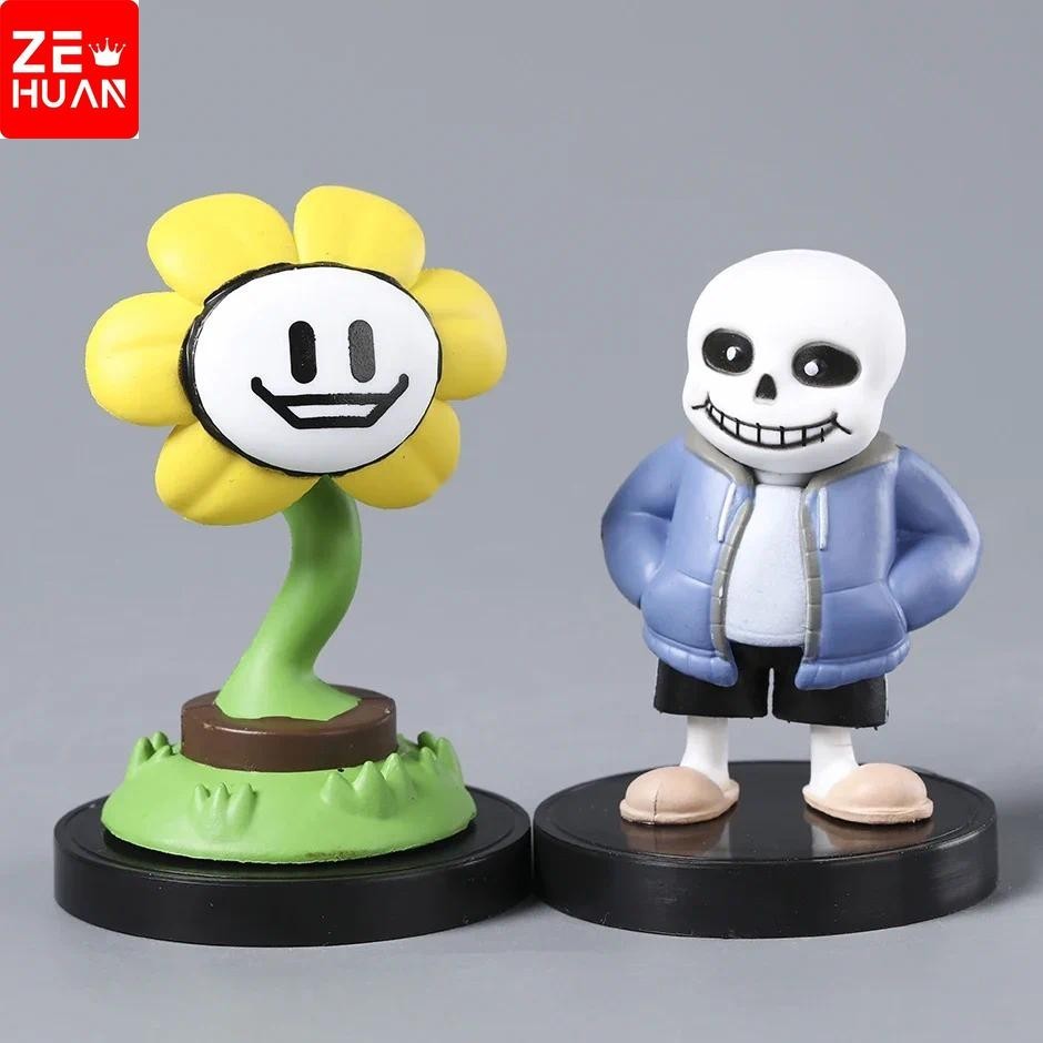 Undertale Hình Flowey Sans Q Phiên bản Pvc Nhân vật hành động Món quà ...