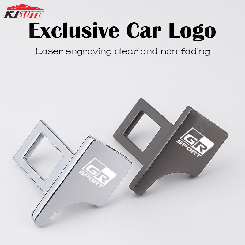 Toyota GR Sport Hợp Kim Kẽm Ẩn Xe An Toàn Dây An Toàn Khóa Kẹp Xe Năng Lượng Mới Loại Bỏ Báo Động