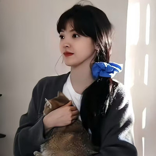 Kovoi / xanh Scrunchy Dây Buộc Tóc Cô Gái Cao Cấp Xuân Hè Phong Cách Mới Kích Thước Lớn Scrunchy Đầu Dây Tóc