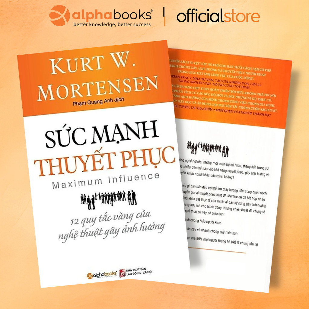 Sách > Sức Mạnh Thuyết Phục - 12 quy tắc vàng của nghệ thuật gây ảnh hưởng