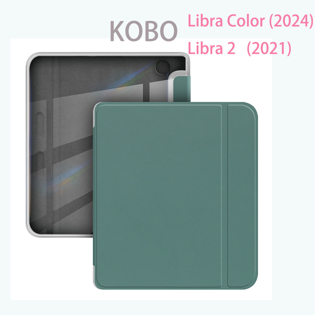 Vỏ bọc da Acrylic cứng Tương thích với Kobo Libra 2 Libra2 2021 Màu Libra Tolino Vision 6 Màu Kobo Claria (6 ") 2024 2E BW Auto Sleep and Wake Up Cover