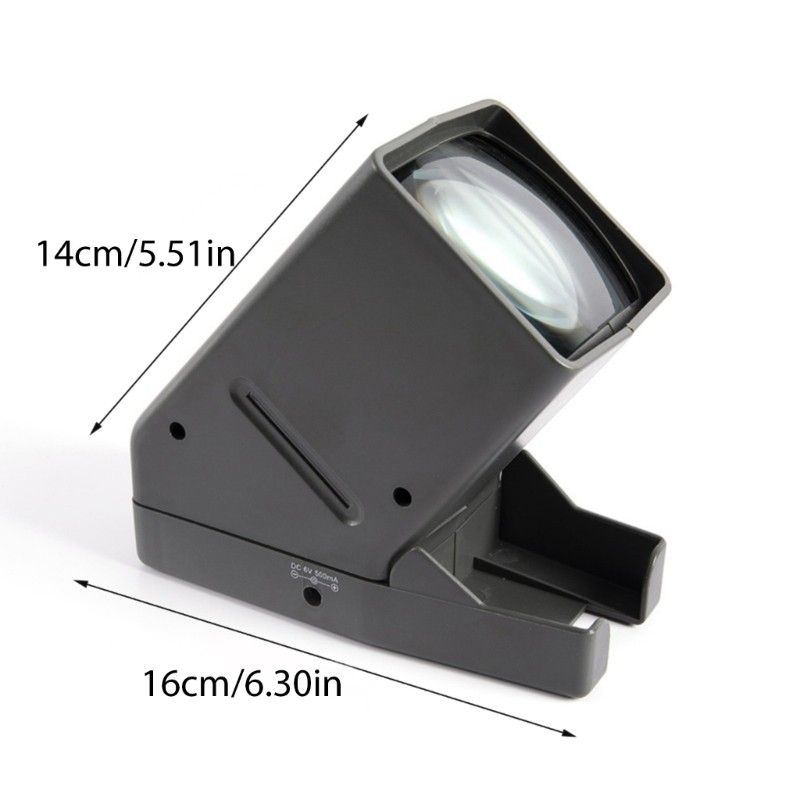35mm Slide and Film Viewer 3X Magnification LED Lighted Viewing for 35mm Slides