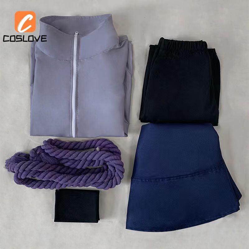 Anime NARUTO Sasuke Quần Áo Trọn Bộ Trang Phục Ninja Cosplay Đồng Phục