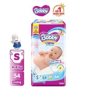 [TẶNG MIẾNG NGẪU NHIÊN] Tã dán sơ sinh Bobby XS70+4( NB70+4)