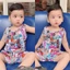 bộ lanh 3 lỗ cho bé trai 3-12kg, bộ tole đùi sát nách sơ sinh đến 2 tuổi ,bộ sát nách bé trai, bộ nanh bé trai