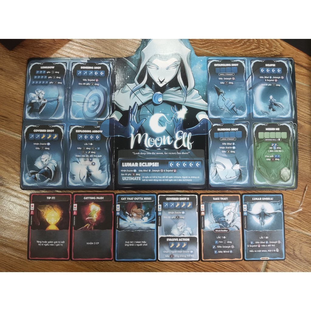 Boardgame Dice Throne Adventures bản Trung Engsub Tigar