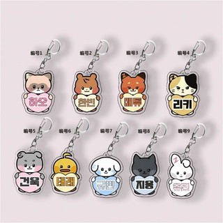 Kpop ZB1 Acrylic Mặt Dây Chuyền Chìa Khóa Quyến Rũ ZEROBASEONE Túi Móc Khóa