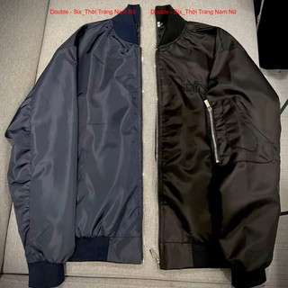 Áo Bomber Dio 2 Mảnh Double - Six Áo Gió 2 Lớp 2 Khóa 2 Màu Dày Dặn