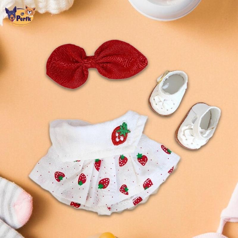 Quần áo búp bê 17cm dễ thương, phụ kiện thời trang cho bé gái, tặng trẻ em