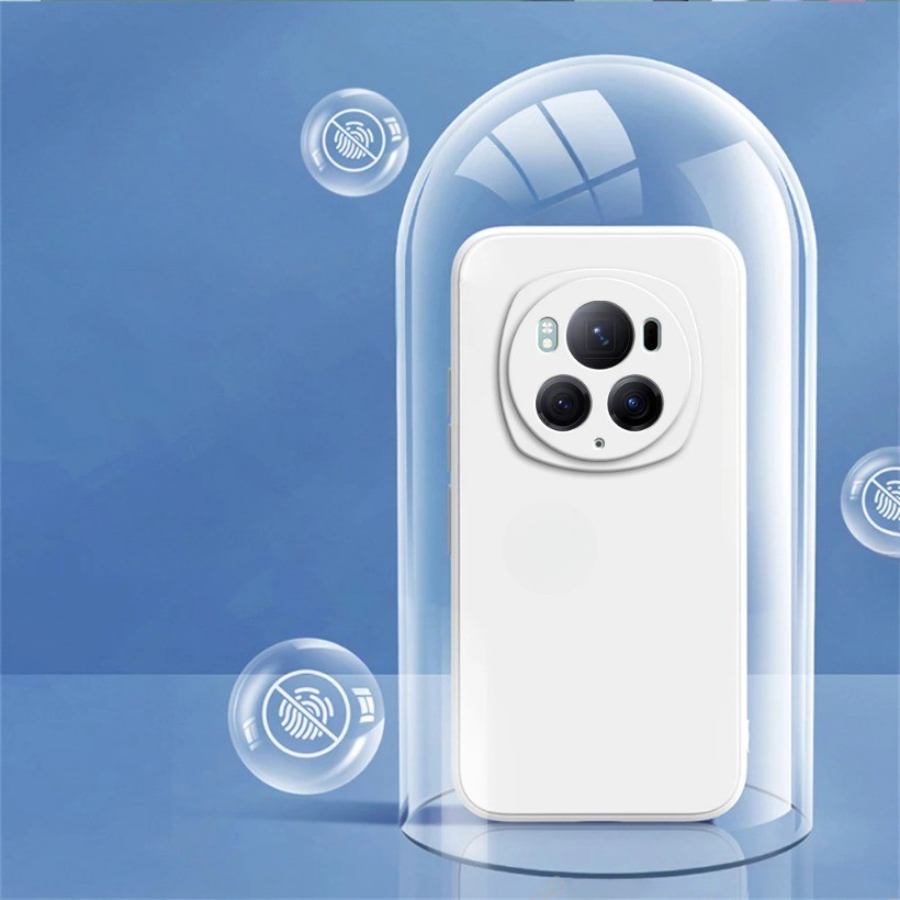 Ốp Điện Thoại Chính Hãng Cho Honor Magic 6 Magic6 Pro Lite Ultimate 6Pro 6Lite 5G Funda Vuông Silicon Lỏng Mềm Đơn Giản Ốp Lưng