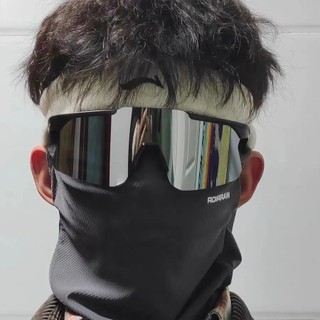 Kính râm thể thao ngoài trời khung lớn Cyberpunk cho nam và nữ, trượt tuyết, leo núi, chống gió, che nắng, kính đi xe đạp I9H7