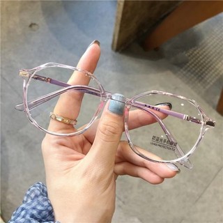 Kính mát gọng tròn không đều thời trang, chống bức xạ, chống ánh sáng xanh