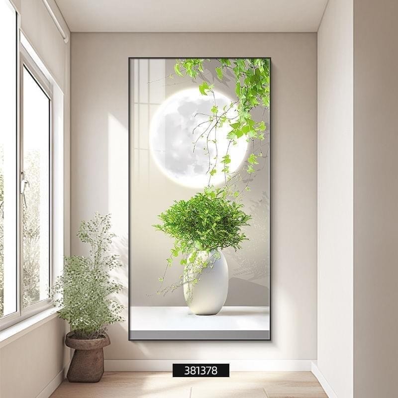 Tranh Thiên Nhiên Cây Cỏ - Chất Liệu Tráng Gương, In UV 5D Cao Cấp Trang Trí Nhà Cửa