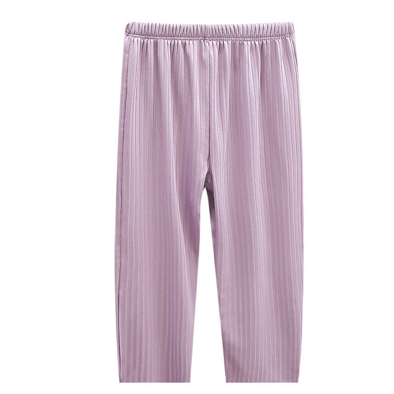 Trẻ Em Băng Lụa Quần Thời Trang Mùa Hè Thoáng Khí Nhẹ Thoáng Khí Jacquard Quần Thường Ngày Bé Trai Bé Gái Mặc Ngoài Bloomers 90-140 Kích Thước H2PZ