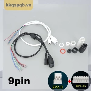 Cáp LAN 9pin POE cho camera quan sát IP mô-đun bảng camera RJ45 DC nguồn 12V loại tiêu chuẩn VNK3
