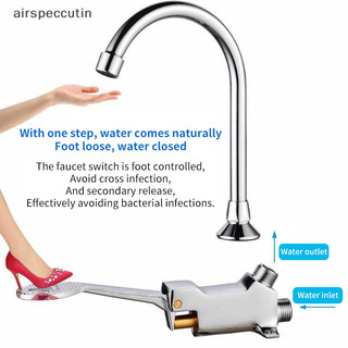 Airpeccutin 1 Vòi Đồng Lưu Vực Gắn Sàn Bàn Đạp Chân Đơn Bệnh Viện Phòng Thí Nghiệm Chân Tập Nhà Bếp Phòng Tắm Bồn Rửa EN