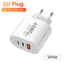Sạc USB C 40W Sạc 3 Cổng Loại C Sạc Điện Thoại Di Động PD Power Adapter Cho QC3.0 mới