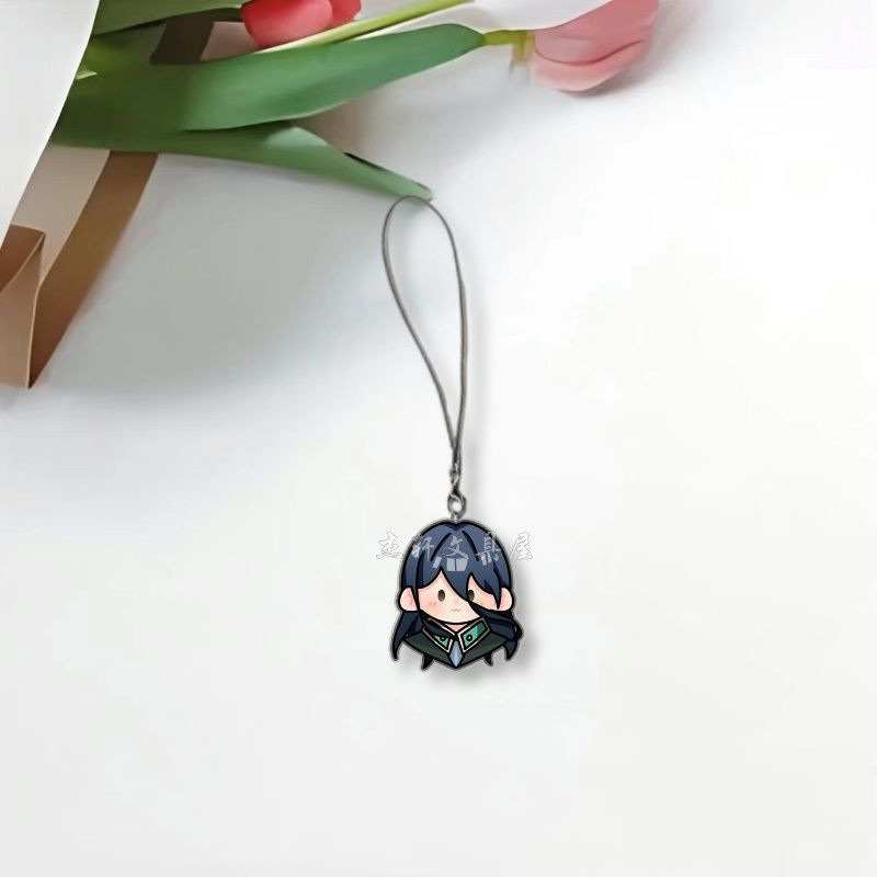 Gió Ngắt Điện Thoại Di Động Dây Sakura Haruka Suou Hayato Acrylic Mặt Dây Chuyền Kawaii Dây Treo Dễ Thương Anime Hàng
