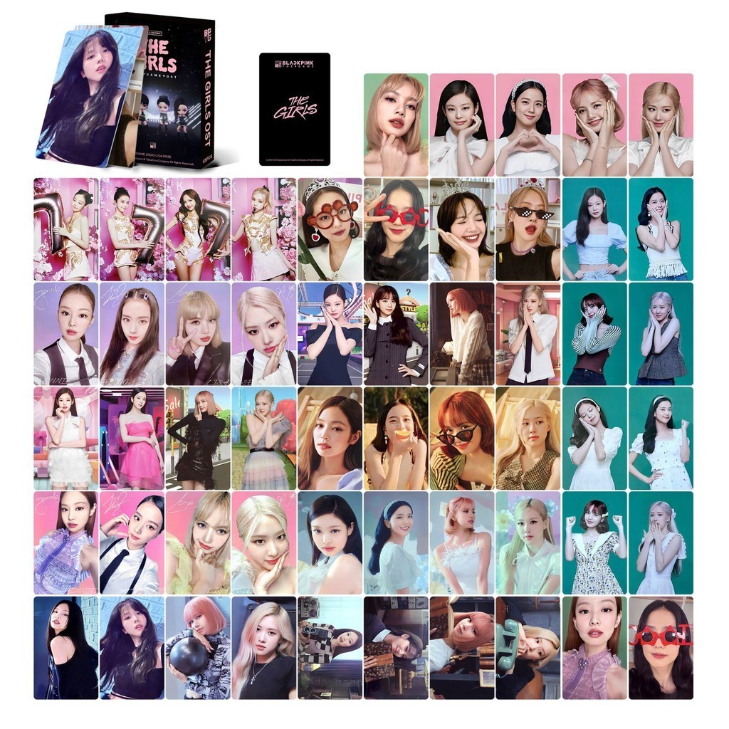 Blackpink Linxx 55 Chiếc BLACK PINK THE GAME Album Lomo Card Kpop Photocards Bưu Thiếp Series