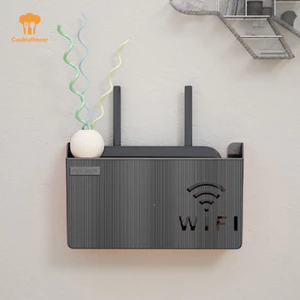 Kittenbaby Bộ định tuyến Wifi không dây Kệ Hộp lưu trữ Treo tường ABS Hộp sắp xếp mới
