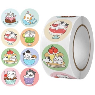 Cuộn 500 Sticker - Hoạt Hình Ngộ Nghĩnh, Quà Tặng, Chúc Mừng Sinh Nhật, Anime [11-20]