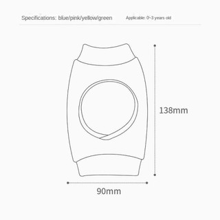 COMFORTZ Bò Bảo Vệ Trẻ Tập Đi, Cotton Polyester Co Giãn Hoạt Hình Cho Bé Miếng Lót Đầu Gối, Reicular Trẻ Em Giữ Ấm Chân