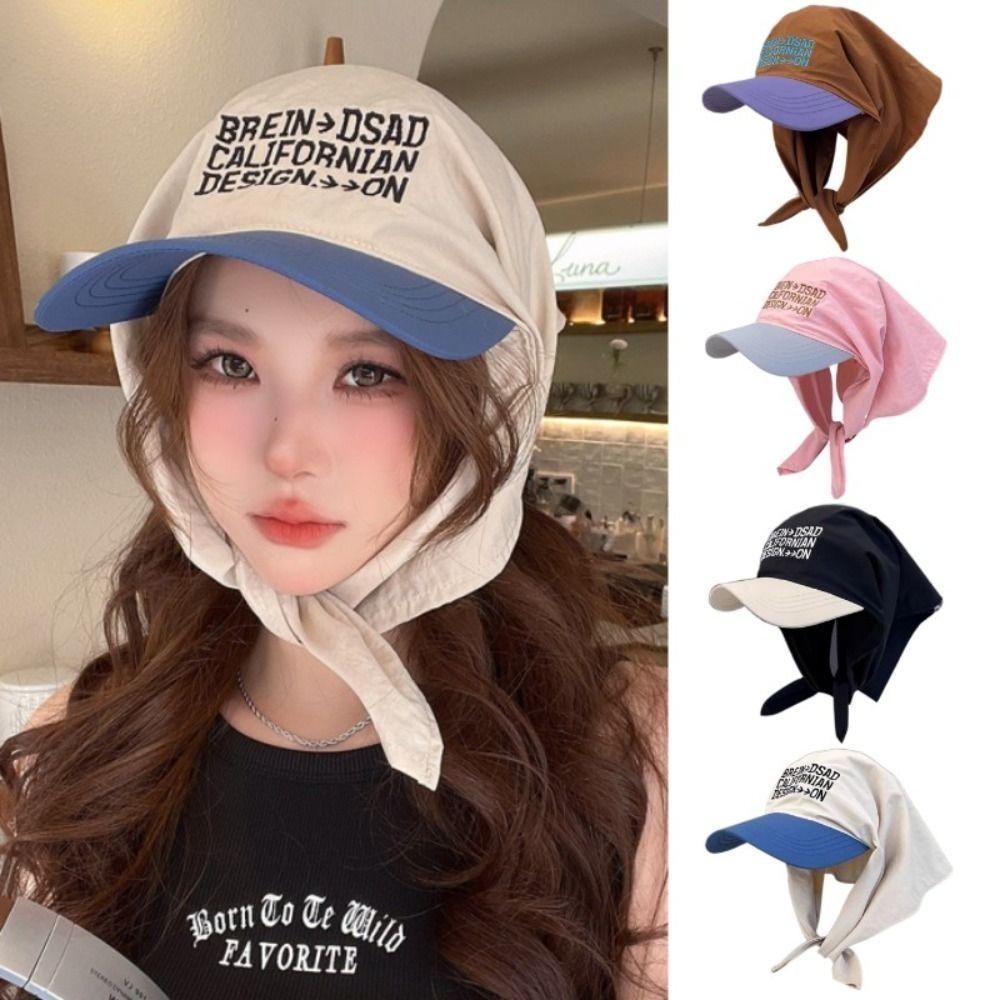 Mũ chống nắng HOBBYIN thêu chữ thoáng khí, phù hợp cho cả nam và nữ, dễ dàng điều chỉnh size, thời trang mùa hè