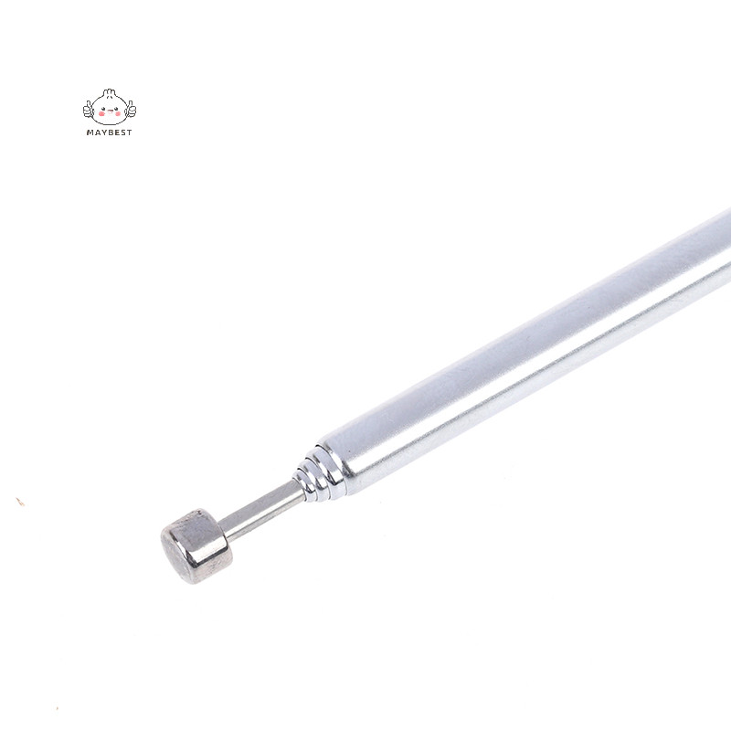 Maybest 1Pc 37cm 5 Phần Thép không gỉ Kính thiên văn AM FM Radio Ăng-ten đa năng {VN}