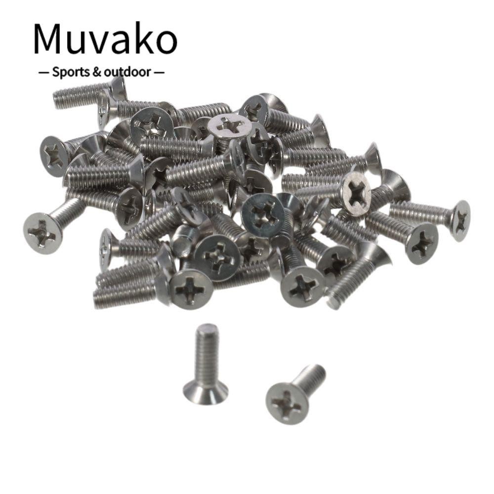 Bộ 50 Vít Phillips Drive, Ốc Vít Máy Bạc Inox 304, Ốc Vít M4 Chất Lượng ...