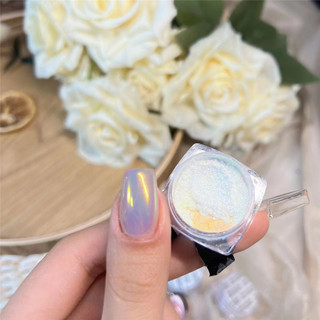 Xeijayi bột ngọc trai ánh trăng cho nail, gương mặt trăng, dụng cụ trang trí móng nghệ thuật
