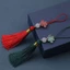 BORAGETE Trung Quốc Nút Thắt Lưng Mặt Dây Chuyền, Treo Trang Trí Phong Cách Trung Hoa Tua Rua Điện Thoại Mặt Dây Chuyền, Thời Trang Đầy Màu Sắc Thủ Công Đánh Dấu Trang Móc Treo Túi Phụ Kiện