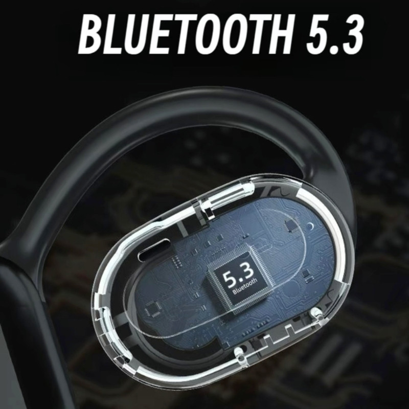 Tai nghe OWS một tai, không dây Bluetooth, âm thanh nổi, âm trầm mạnh, 10H phát, cảm ứng, pin lớn, tai nghe nhạc thể thao cho doanh nhân