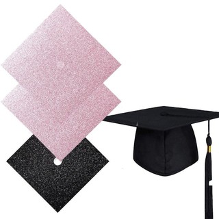 Nhãn dán METALWRK EVA, Mũ tốt nghiệp đại học Topper Mũ tốt nghiệp Nhãn dán trang trí, Đồ dùng dự tiệc Trường trung học DIY Long lanh Mũ tốt nghiệp