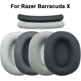 MODOMINO 2 Miếng đệm tai thay thế xốp cho Razer Barracuda X, đệm bịt tai tai nghe