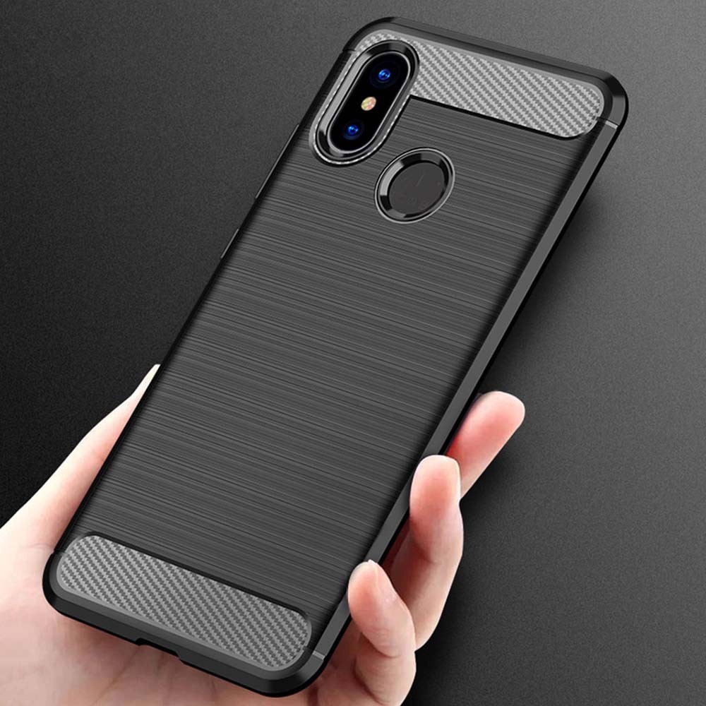 Ốp điện thoại chống sốc bằng sợi Carbon siêu mỏng Asus Zenfone Max Pro M2 ZB631kl ZB633KL ZS630KL Zenfone 6z 9 9z