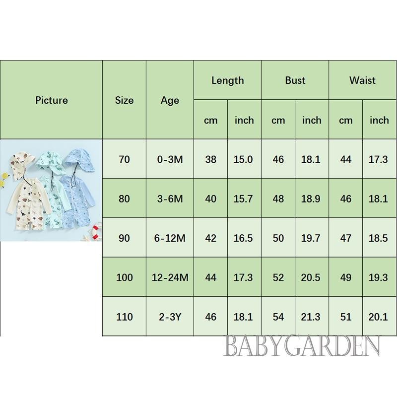 Baga 0-3 Tuổi Đồ Bơi Bé Trai Có Mũ / Nửa Dây Kéo Động Vật In Hình Rush Guard / Bộ Đồ Tắm / Đồ Đi Biển