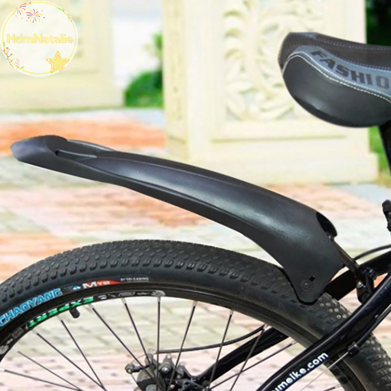 HdmNatalie 1 Bộ Xe Ống Chắn Bùn Nhựa Xe Đạp Leo Núi Phía Trước Phía Sau Chắn Bùn VN