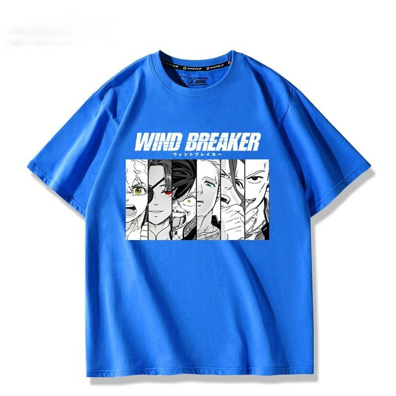 Wind Breaker Haruka Sakura Hajime Umemiya Cosplay Vải 3D Mùa Hè Áo Thun Anime Tay Ngắn