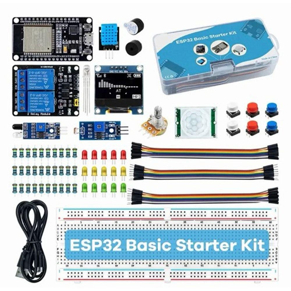 NOTE1 ESP32 Starter Kit, Bộ khởi động bảng phát triển DIY, Phụ kiện Bộ bảng phát triển WiFi tiêu chuẩn học tập chuyên nghiệp