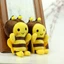 Móc khóa sang trọng JKDESIGN, có dây chuyền 12cm Mặt dây chuyền ong sang trọng, Túi ong mật hoạt hình Mini quyến rũ trẻ em